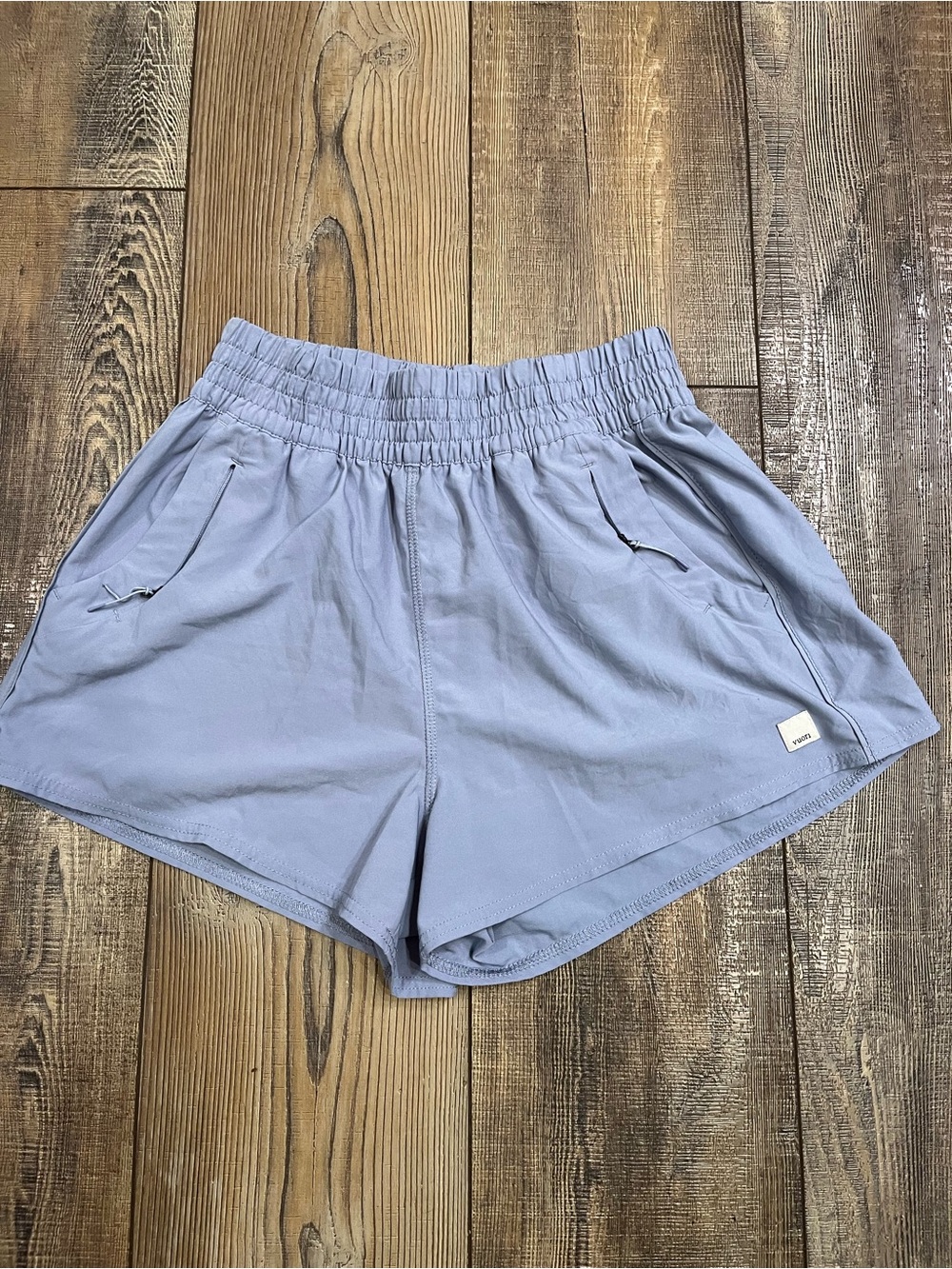 Vuori Women’s Athletic Shorts Light Blue, Size XS